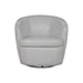 Parker Living Barolo 100% Italian Leather Swivel Club Chair