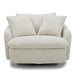 Parker Living Boomer Large Swivel Chair with 2 Toss Pillows