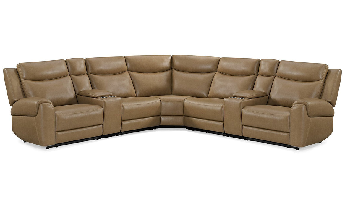 Parker Living Momentum 7 Piece Modular Power Reclining Sectional with Power Adjustable Headrests