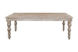 Parker House Crossings - Eden Dining 84 Inch Rectangular Dining Table With 4 Upholstered Chairs