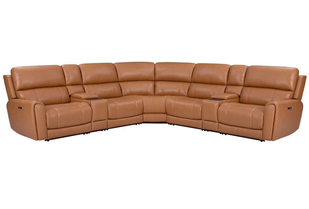 Parker Living Hancock 7 Piece Zero Gravity Power Reclining Sectional with Power Adjustable Headrests