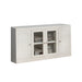 Parker House Boca 9 Piece Entertainment Wall with Corner Bookcases