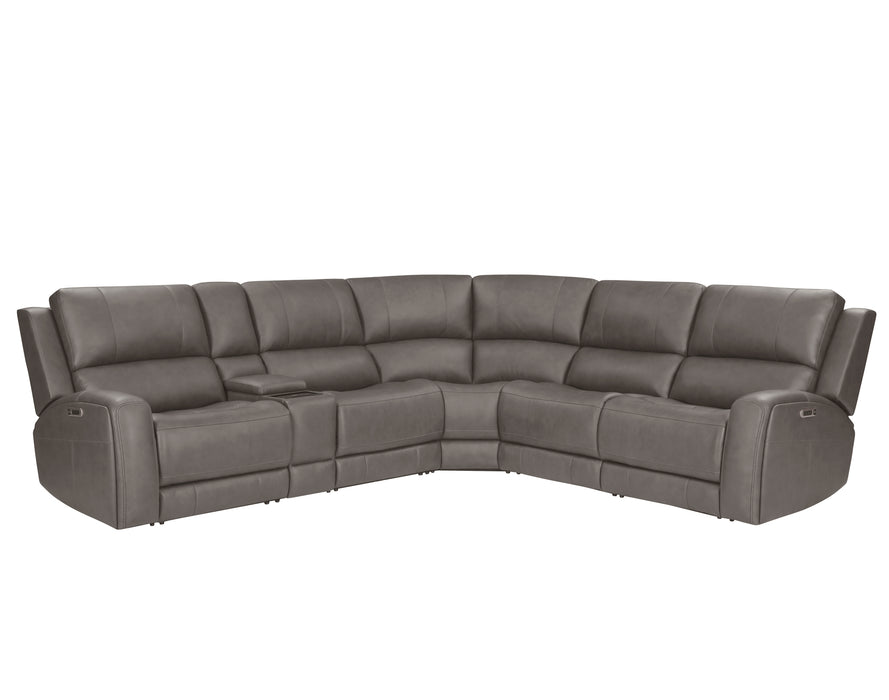 Parker Living Belmont 6 Piece Zero Gravity Power Reclining Sectional with Power Adjustable Headrests