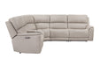 Parker Living Easton - Steamboat Brown 6 Piece Zero Gravity Power Reclining Sectional with Power Adjustable Headrests