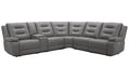 Parker Living Caldwell Fog 6 Piece Modular Power Reclining Sectional with Power Adjustable Headrests