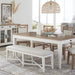 Parker House Americana Modern Dining 49 Inch Upholstered Counter Bench
