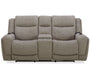 Parker Living Penfield - Frappe Zero Gravity Power Reclining Console Loveseat with Heat Massage and Speaker P3