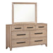 Parker House Breckenridge - Bedroom King Bed 2 Nightstands and Dresser with Mirror