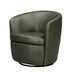 Parker Living Barolo 100% Italian Leather Swivel Club Chair
