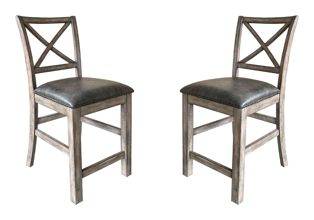 Parker House Lodge Dining Upholstered Counter Chair Two Pack