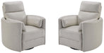 Parker Living Radius - Powered By Freemotion Cordless Power Swivel Glider Recliner Two Pack