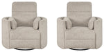 Parker Living Radius Manual Swivel Recliner Two Pack