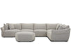 Parker Living Playful - Canes Cobblestone 6 Piece Modular Sectional