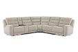 Parker Living Felix - Mari Fawn 6 Piece Zero Gravity Power Reclining Sectional with Beverage Cooler Console