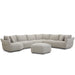 Parker Living Playful - Canes Cobblestone 6 Piece Modular Sectional