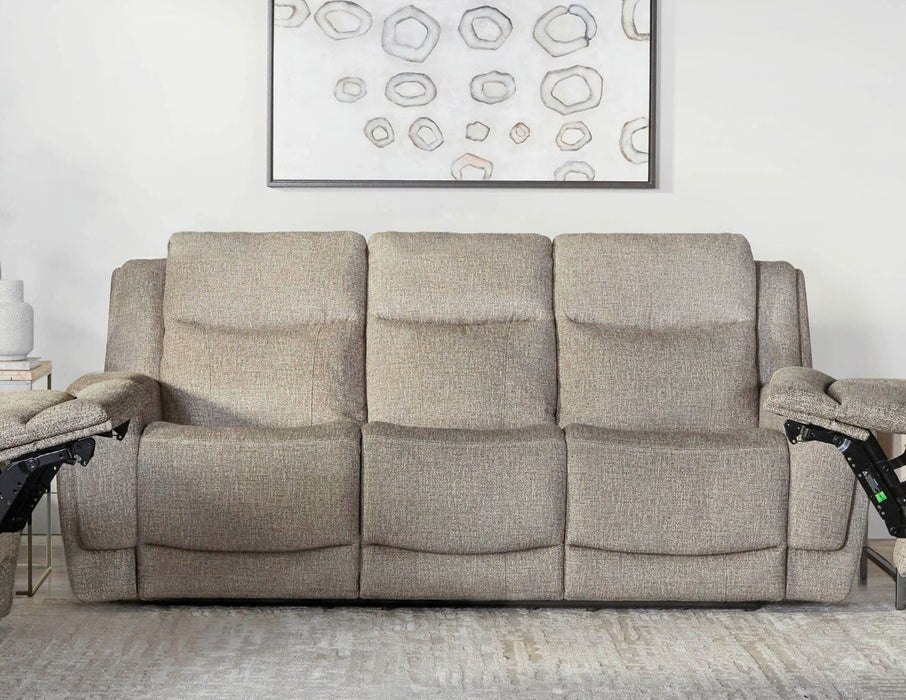 Parker Living Penfield - Frappe Power Reclining Sofa Loveseat and Recliner