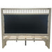 Parker House Americana Modern Bedroom Queen Shelter Bed 2 Nightstands and Dresser with Mirror