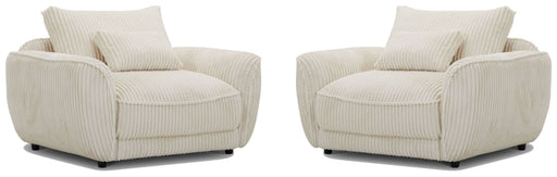 Parker Living Utopia - Mega Ivory Chair and A Half with Lumbar Pillow Two Pack