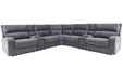 Parker Living Polaris 7 Piece Modular Power Reclining Sectional with Power Adjustable Headrests