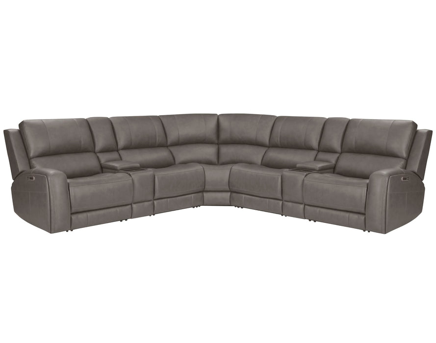 Parker Living Belmont 7 Piece Zero Gravity Power Reclining Sectional with Power Adjustable Headrests