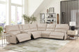 Parker Living Whitman - Powered By Freemotion 6 Piece Modular Power Reclining Sectional with Power Adjustable Headrests