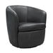 Parker Living Barolo 100% Italian Leather Swivel Club Chair