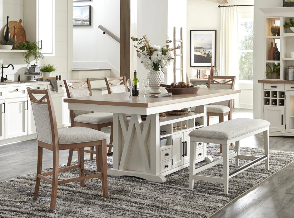 Parker House Americana Modern Dining Upholstered Counter Chair (2/CTN Sold in pairs)