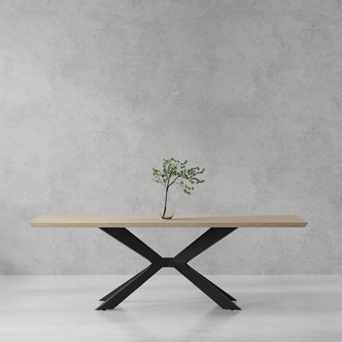 Parker House Crossings - Monaco Dining 84 Inch Rectangular Dining Table with 4 Upholstered Chairs
