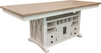Parker House Americana Modern Dining 72 inch Island Counter Height Extendable Dining Table