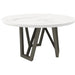 Parker House Pure Modern Dining 54 Inch Round Table with Wood Base