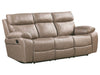 Parker Living Theon - Stokes Toffee Manual Reclining Sofa and Loveseat