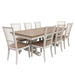 Parker House Americana Modern Dining 88 inch Trestle Extendable Dining Table