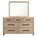 Parker House Breckenridge - Bedroom King Bed 2 Nightstands and Dresser with Mirror
