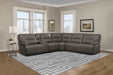 Parker Living Spartacus 6 Piece Modular Power Reclining Sectional with Power Adjustable Headrests