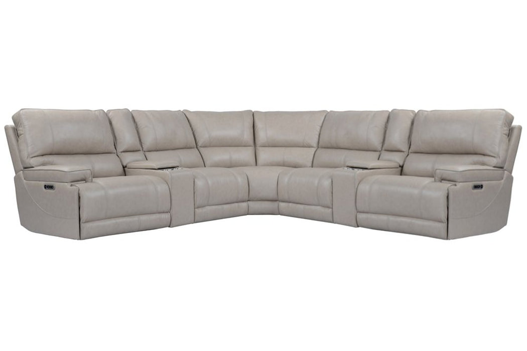 Parker Living Whitman - Powered By Freemotion 7 Piece Modular Power Reclining Sectional with Power Adjustable Headrests