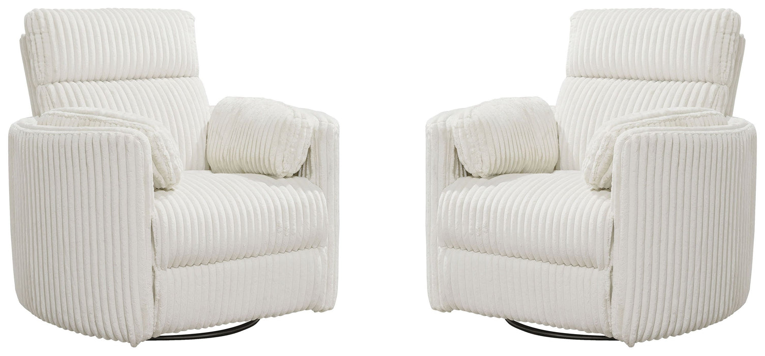 Parker Living Radius Power Swivel Glider Recliner Two Pack