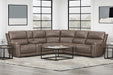 Parker Living Hancock 6 Piece Zero Gravity Power Reclining Sectional with Power Adjustable Headrests