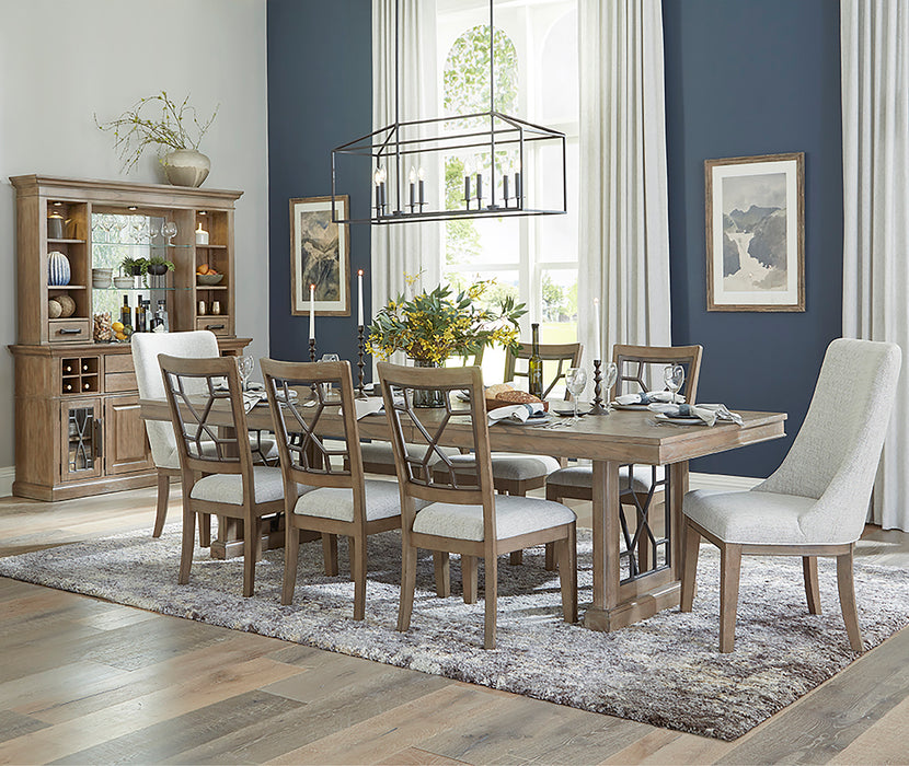 Parker House Sundance Dining - Sandstone Grid Dining Chair Two Pack