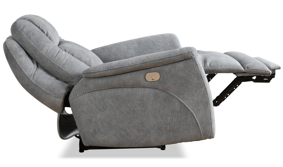Parker Living Linus - Hudson Grey Power Reclining Sofa Loveseat and Recliner