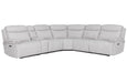 Parker Living Alpine - Airy Midnight 6 Piece Zero Gravity Power Reclining Sectional with Power Adjustable Headrests