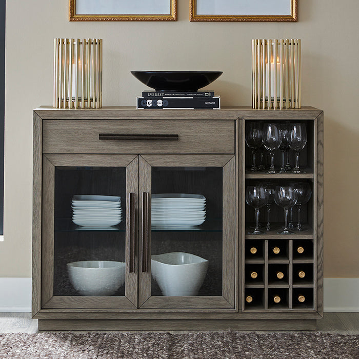 Parker House Pure Modern Dining Multi Functional Server with Bar Cabinet