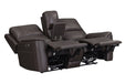 Parker Living Easton - Steamboat Brown Zero Gravity Power Reclining Tilt Console Loveseat P3