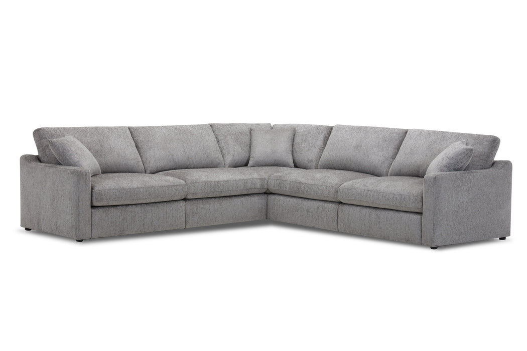 Parker Living Surrender- Burmese Nature 5 Piece Modular Sectional