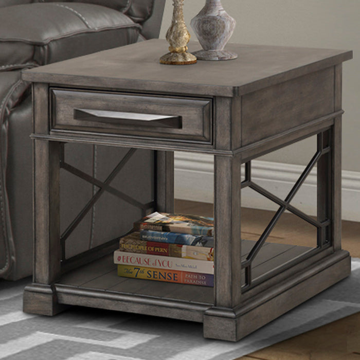 Parker House Sundance - Smokey Grey Cocktail Table with 2 End Tables