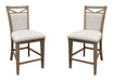 Parker House Americana Modern Dining Upholstered Counter Chair Two Pack