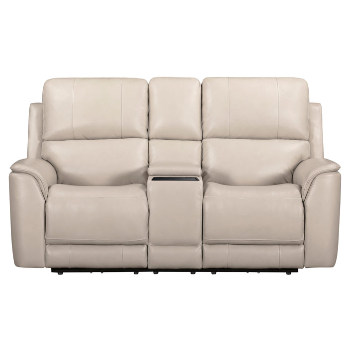 Parker Living Easton - Steamboat Brown Zero Gravity Power Reclining Tilt Console Loveseat P3