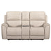 Parker Living Easton - Steamboat Brown Zero Gravity Power Reclining Tilt Console Loveseat P3