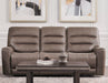 Parker Living Lawson - Sydney Brunette Zero Gravity Triple Power Reclining Sofa with Drop Down Table P2