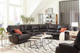Parker Living Whitman - Powered By Freemotion 6 Piece Modular Power Reclining Sectional with Power Adjustable Headrests