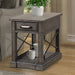 Parker House Sundance - Smokey Grey Cocktail Table with 2 Chairside Tables